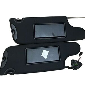 2021 Dodge Challenger Sun Visor Set LH RH Black Illuminated OEM Mopar W/Screws